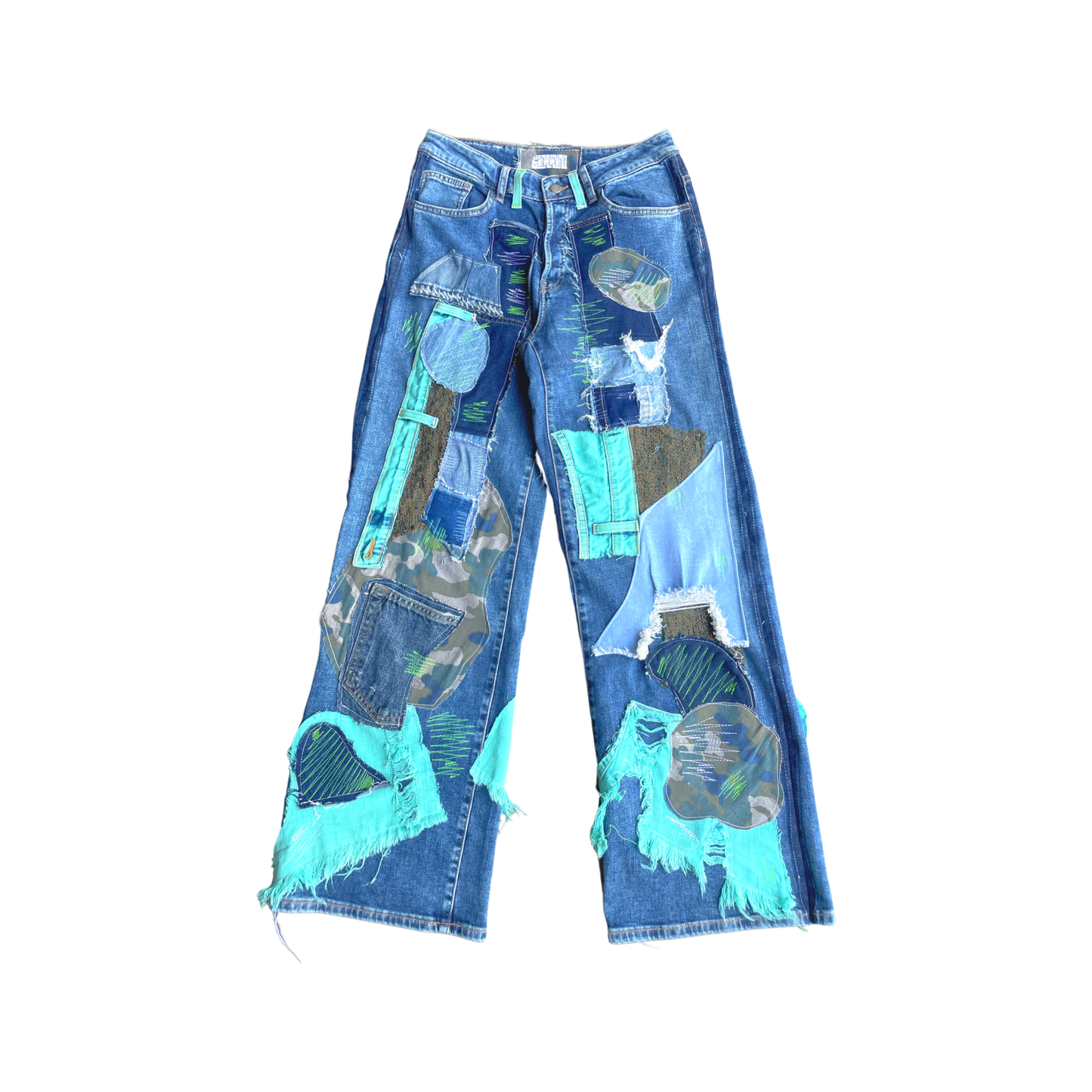 “Tiffany Denim “Womens Wide Leg Jeans