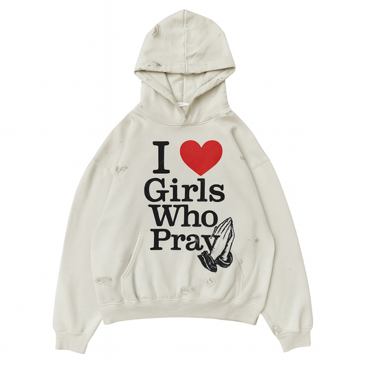 I ❤️ Girls Who Pray Hoodie