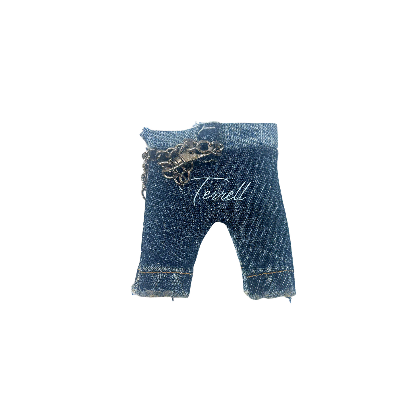 Labubu x Jeremiah Terrell Denim Jeans/KeyChain