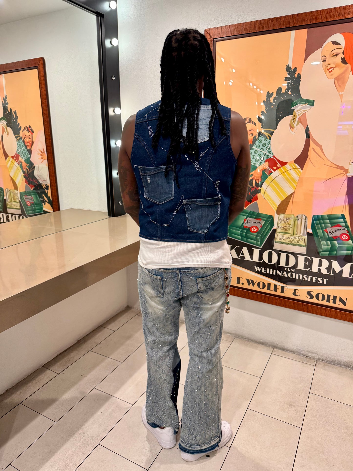 Maison Indigo Vest