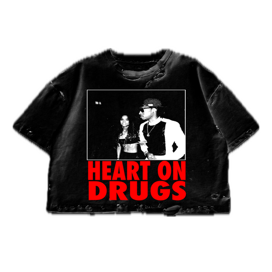 Agony Season "Heart on Drugs" Distressed T-Shirt