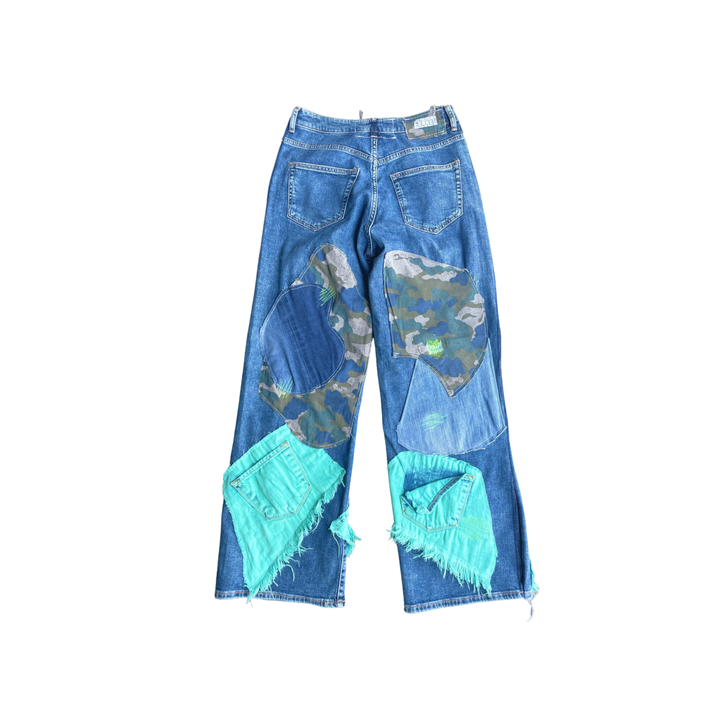 “Tiffany Denim “Womens Wide Leg Jeans